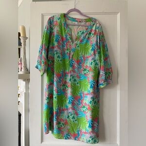 Lilly Pulitzer Colorful Floral Tunic Dress